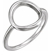 Sterling Silver Circle Ring
