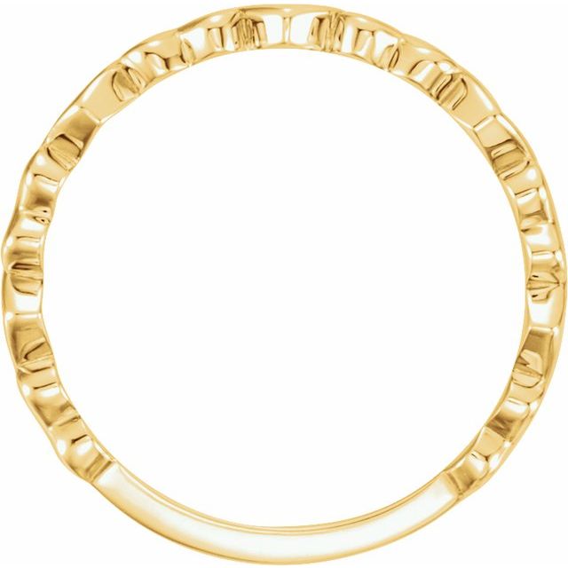 14k Yellow Heart Ring