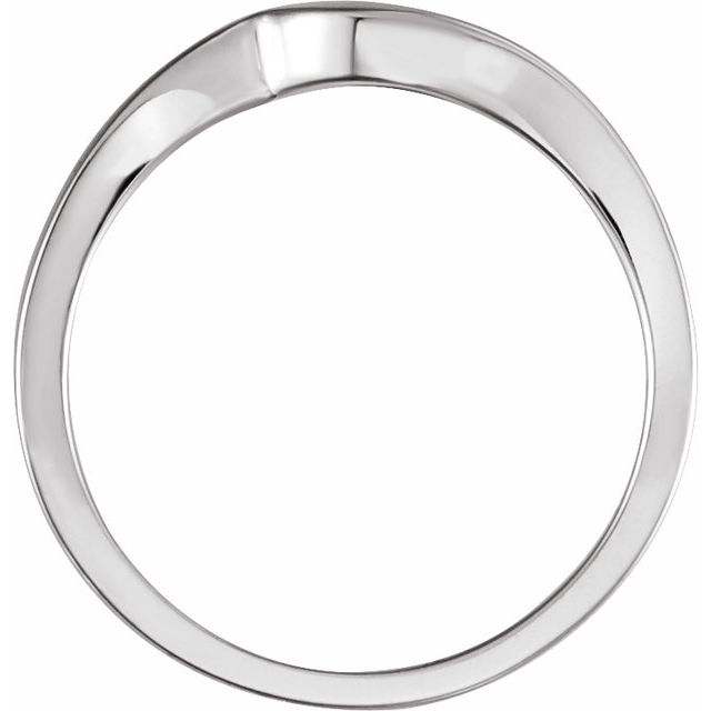 14K White Band