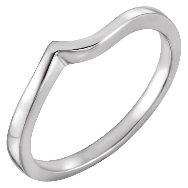 14K White Band