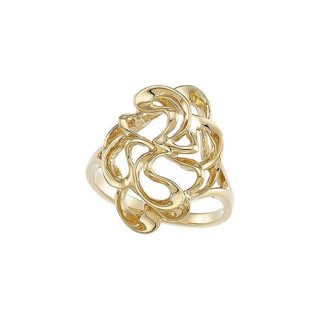 14K Yellow Freeform Ring