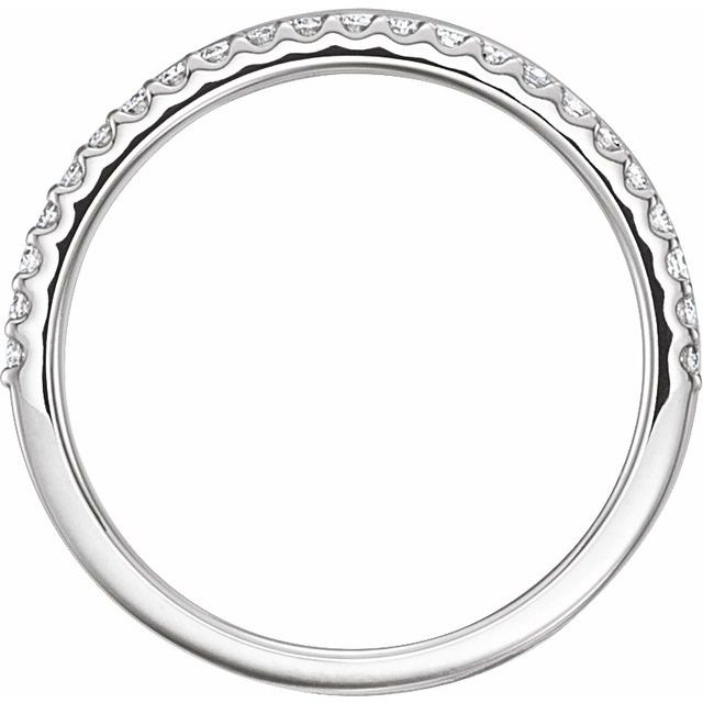 Sterling Silver 1/5 Ctw Natural Diamond Criss-cross Ring