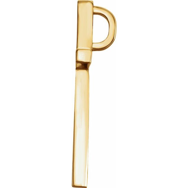 14k Yellow 17.4x11.1 Mm Cross Pendant