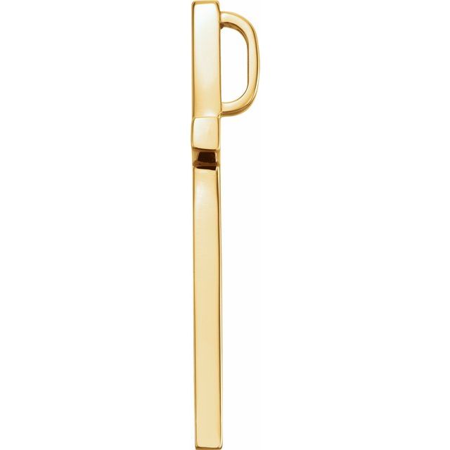 14K Yellow 29.5x18.2 mm Cross Pendant
