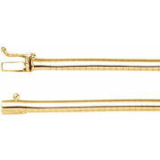 14k Yellow 4 Mm Omega 18' Chain
