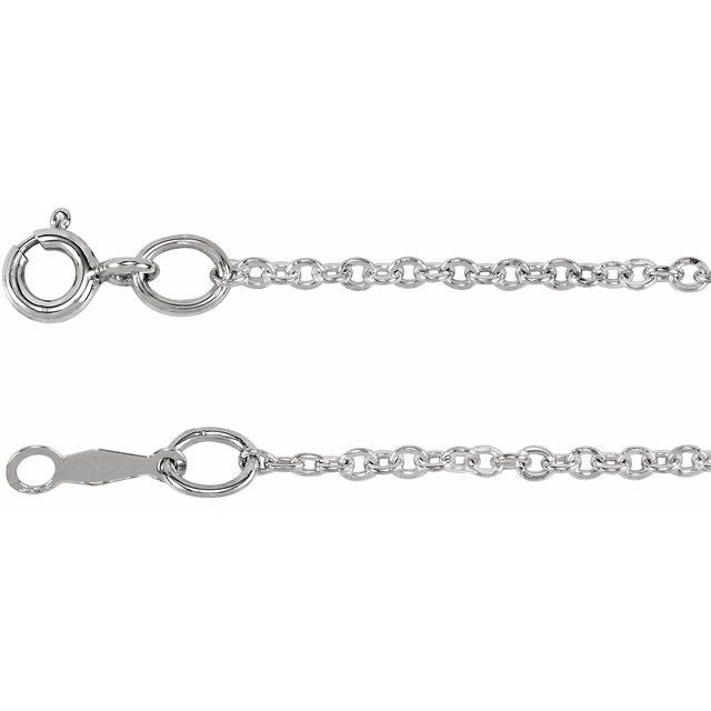 Sterling Silver 1.75 Mm Cable 16' Chain