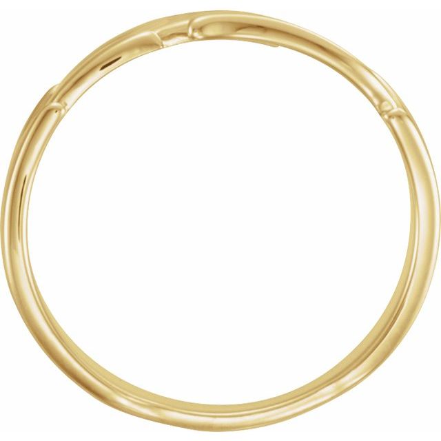 14k Yellow Leaf Ring