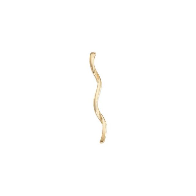 14k Yellow Freeform Slide Pendant