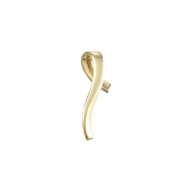 14k Yellow Freeform Slide Pendant