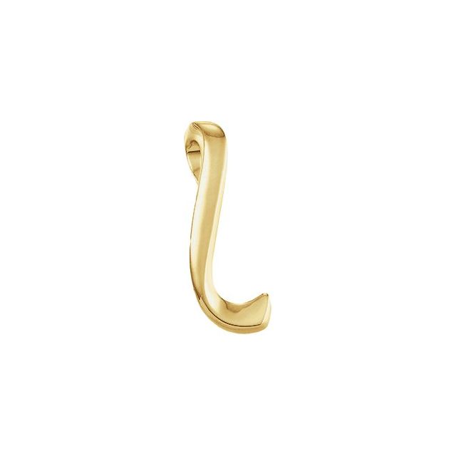 14k Yellow Freeform Slide Pendant