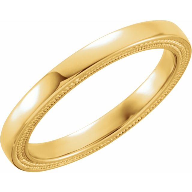 18k Yellow Matching Band Size 7