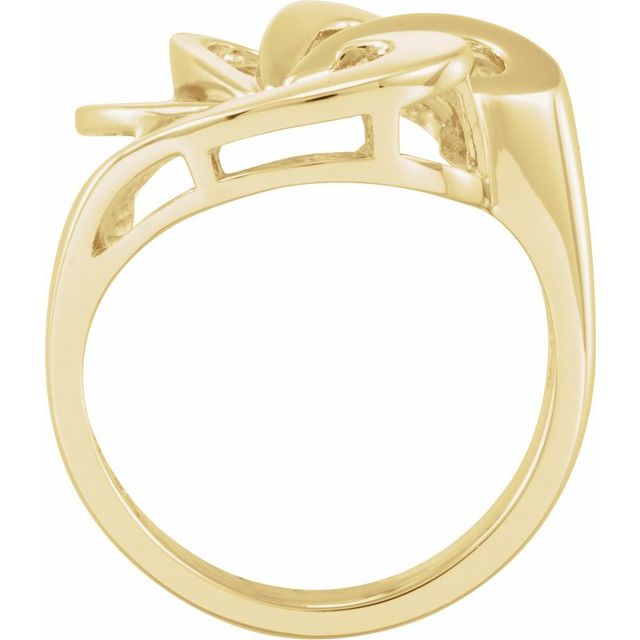 14K Yellow Freeform Ring