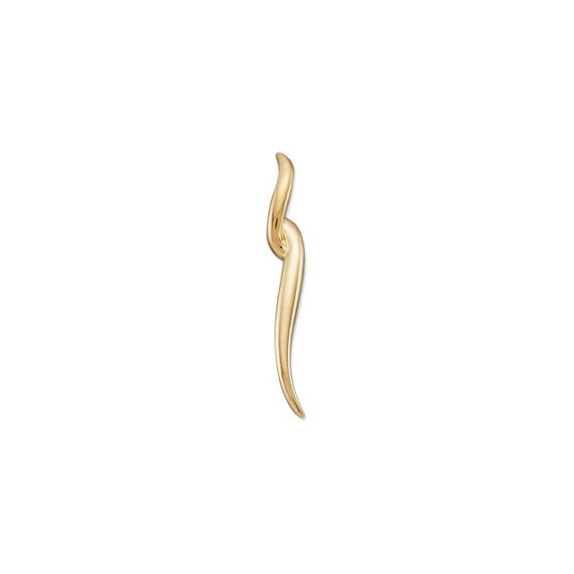 14k Yellow Freeform Slide Pendant