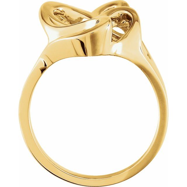 14K Yellow Freeform Ring