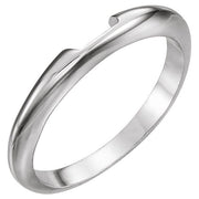 14k White #4 Band