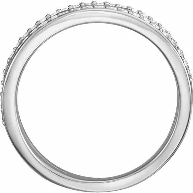 14k White 1/4 Ctw Natural Diamond Ring