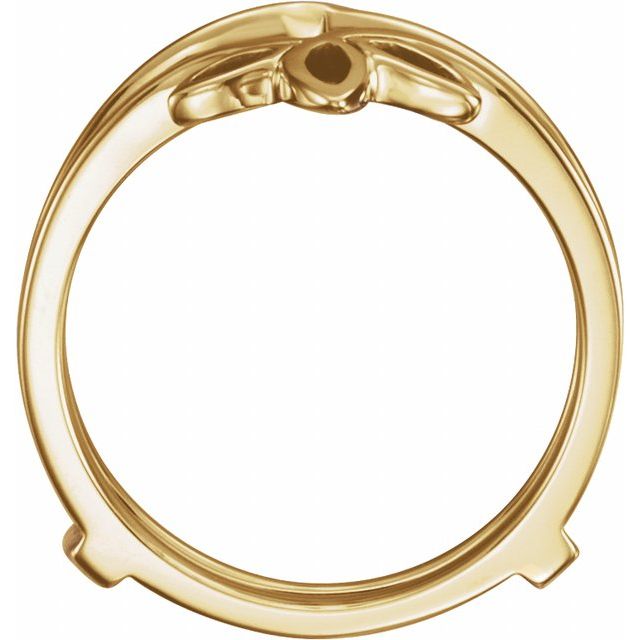 14K Yellow Ring Guard