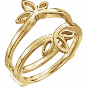 14K Yellow Ring Guard