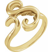 14K Yellow Freeform Ring