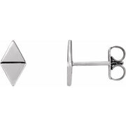 Sterling Silver Geometric Earrings