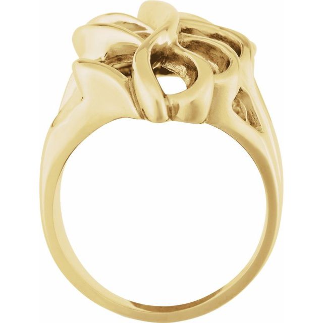 14k Yellow Freeform Ring
