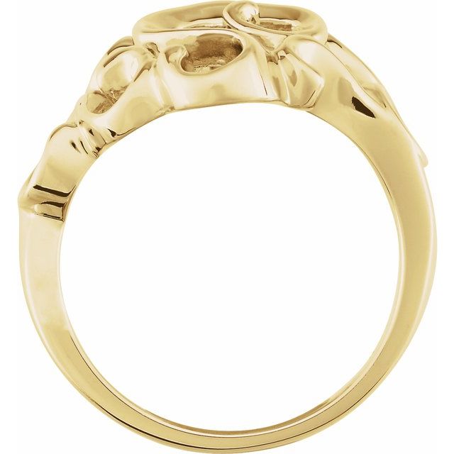 14K Yellow Freeform Ring