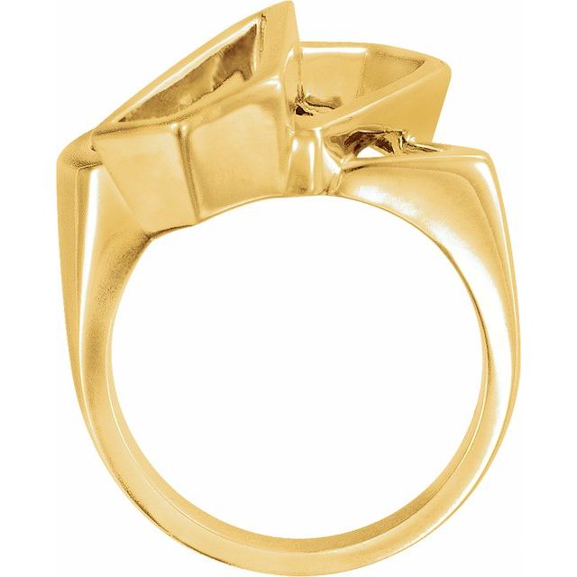 14K Yellow Freeform Ring