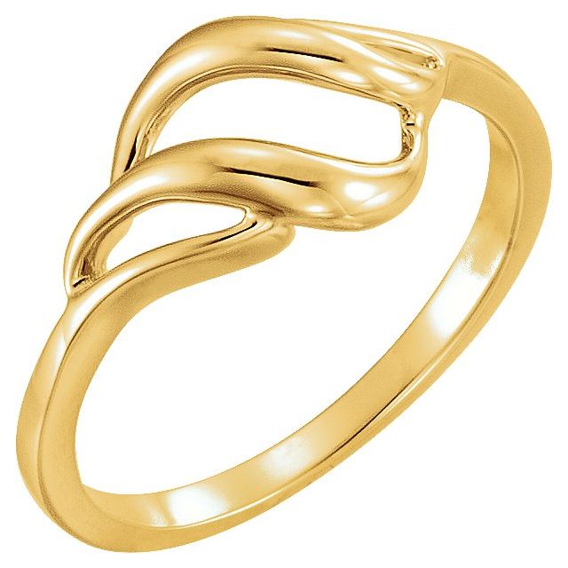 14k Yellow Freeform Ring