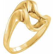 14k Yellow Freeform Ring