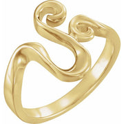 14K Yellow Freeform Ring