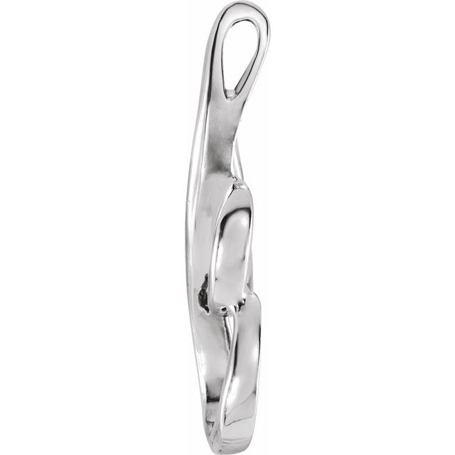 Sterling Silver Freeform Pendant