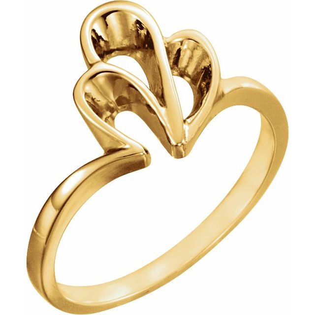 14K Yellow Freeform Ring