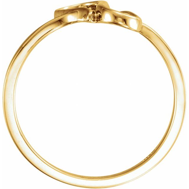 14K Yellow Freeform Ring