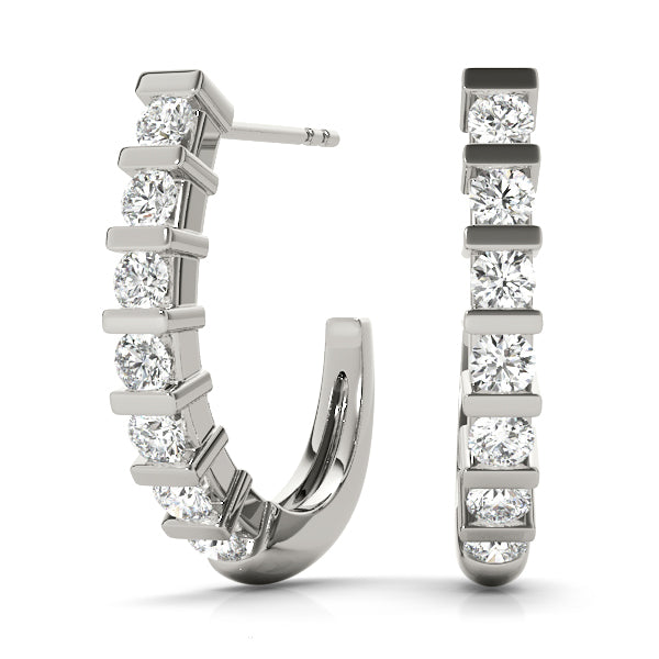 Earrings Hoop Earrings J-hoops