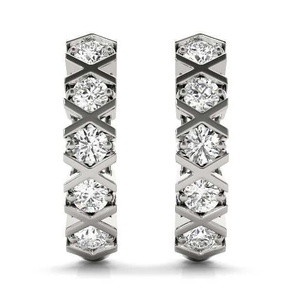 Earrings Hoop Earrings J-hoops