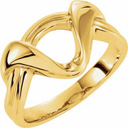 14k Yellow Freeform Ring