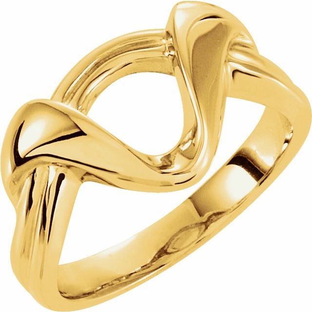 14k Yellow Freeform Ring
