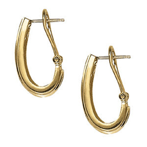 Earrings Hoop Earrings J-hoops