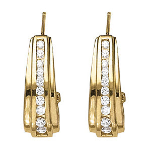 Earrings Hoop Earrings J-hoops