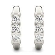 Earrings 3 Stone