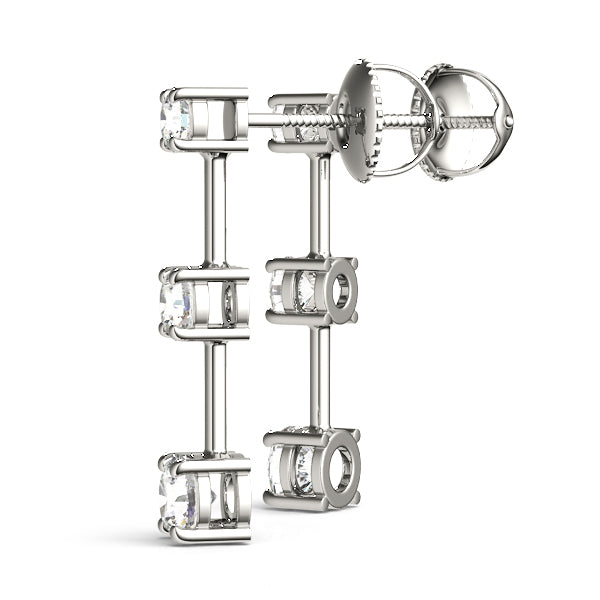 Earrings 3 Stone