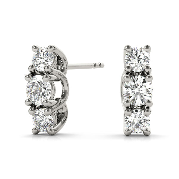 Earrings 3 Stone