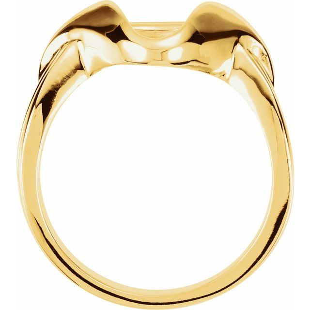 14k Yellow Freeform Ring