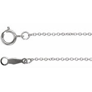 Sterling Silver 1 Mm Adjustable Cable 16-18'  Chain