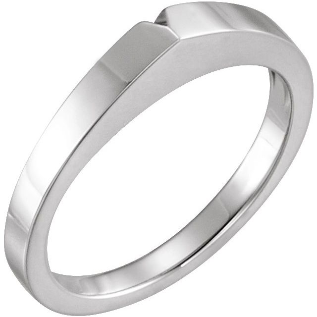 14k White Matching Band