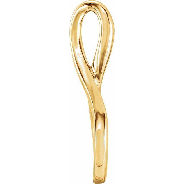 14k Yellow Freeform Pendant