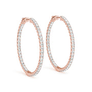 1.4 Inch 4 Prong Round Hoop
