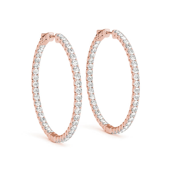 1.60 Inch 4 Prong Round Hoop