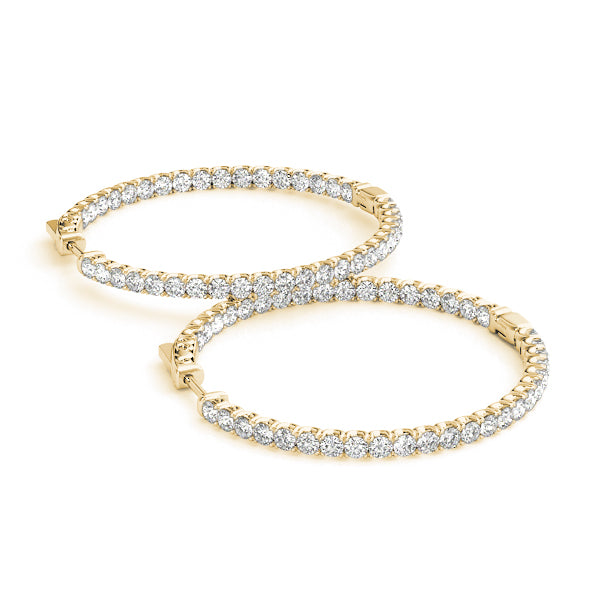 2 Inch 4 Prong Round Hoop
