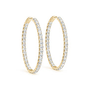 1.25 Inch 4 Prong Oval Hoop